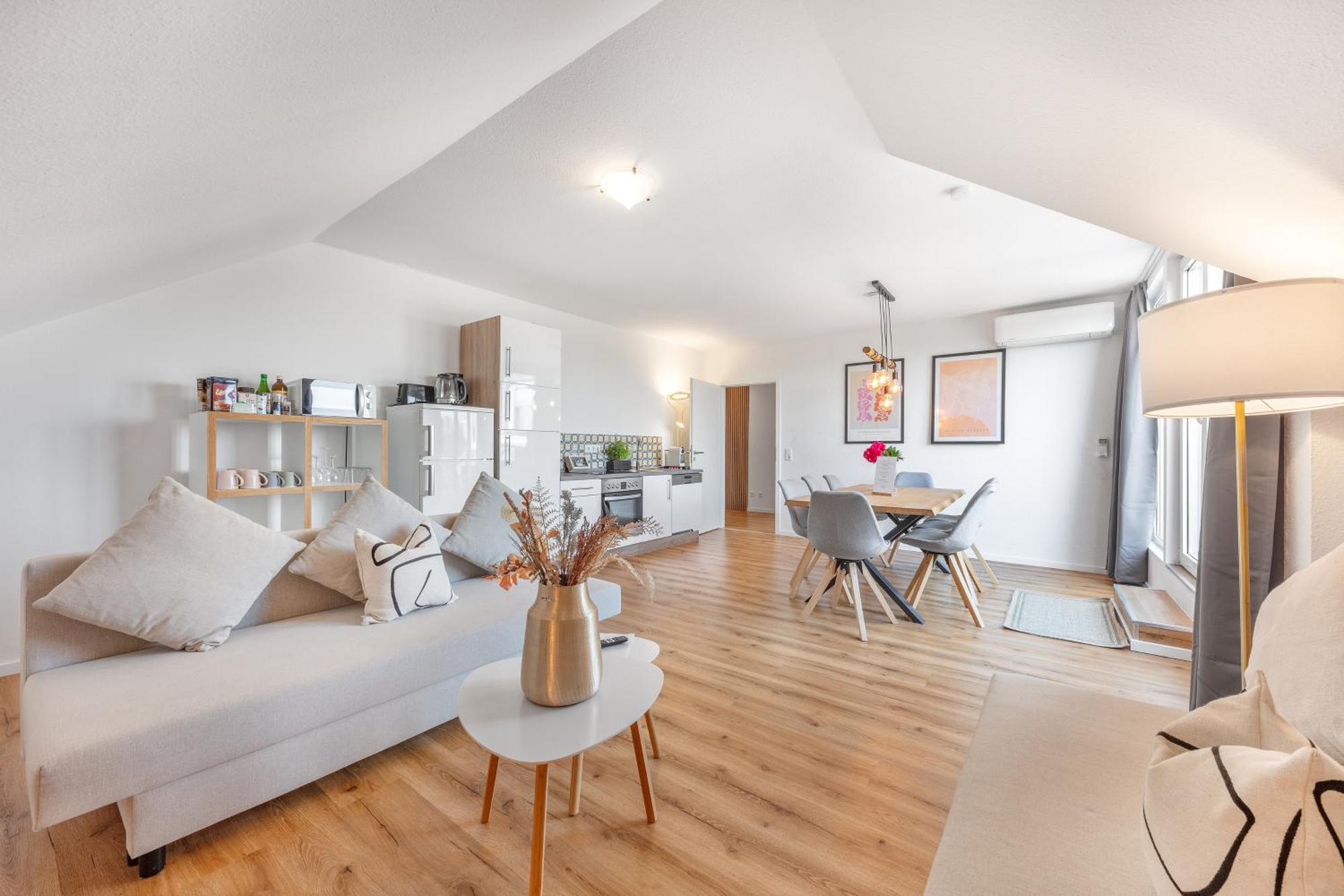 Mango Living I Stadtoase I Modern I 3 Schlafzimmer I 95 Qm I 9 Personen Mönchengladbach Oda fotoğraf